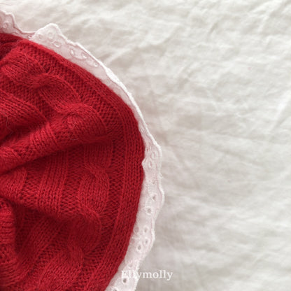 【PREORDER 4日間限定】34. Cable Knit Scrunchie