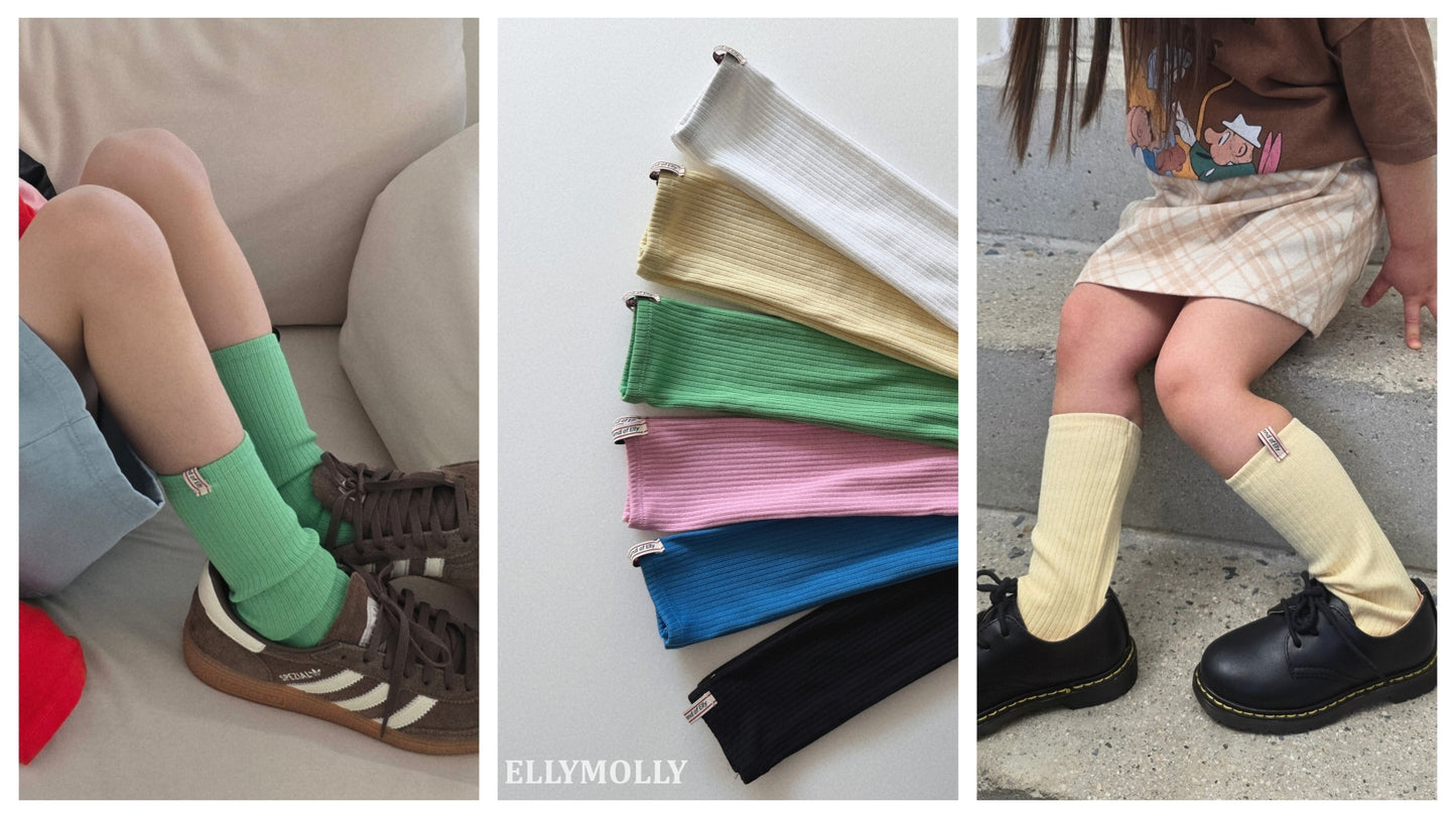 【PRE-ODER〆8.9(sun)】89.Color Ribbed Socks | ellymolly