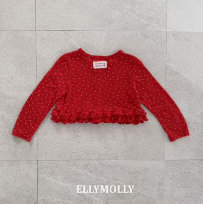 【PREORDER 4日間限定】17.Days Frill Cardigan