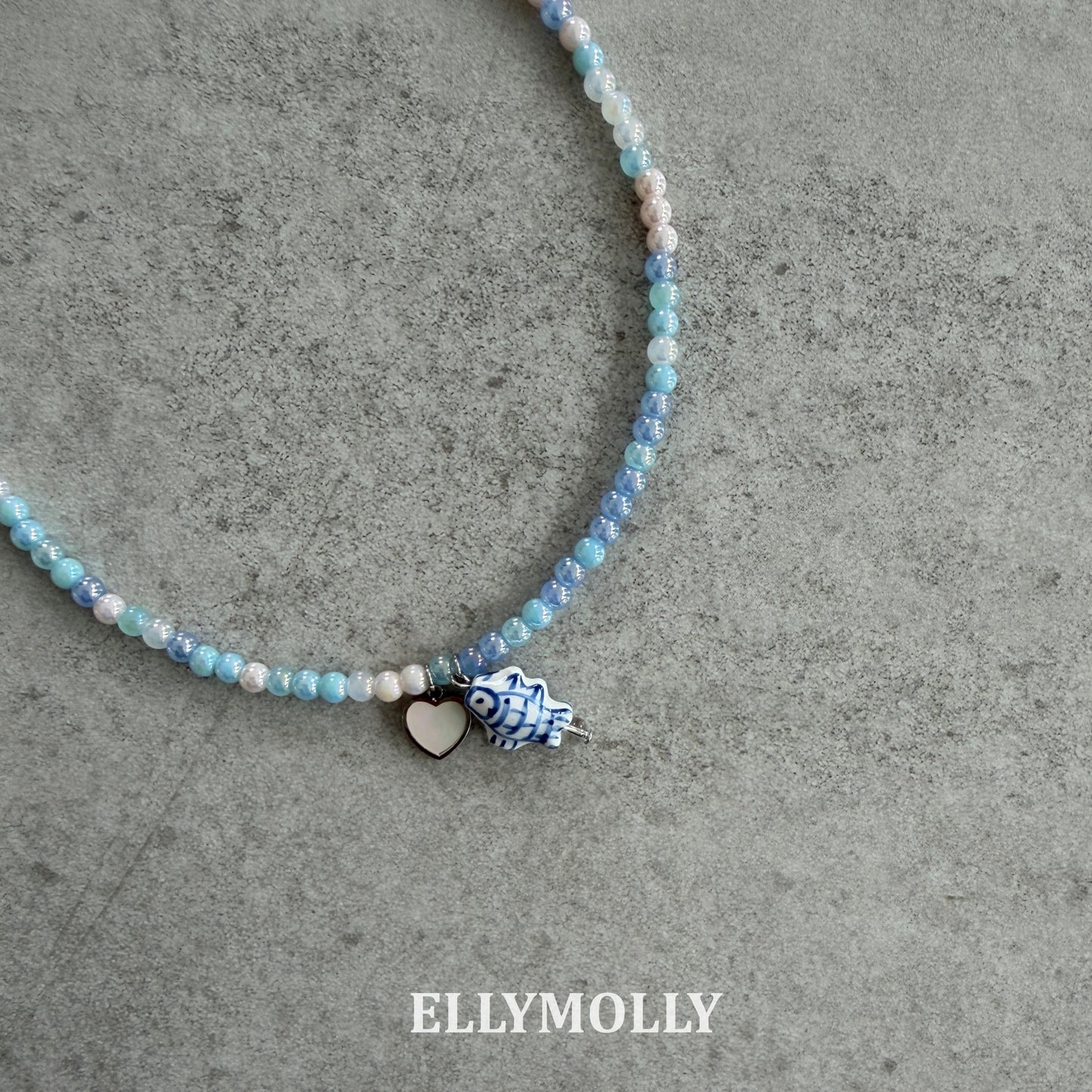 【PREORDER 4日間限定】41. Two-Tone Fish Necklace