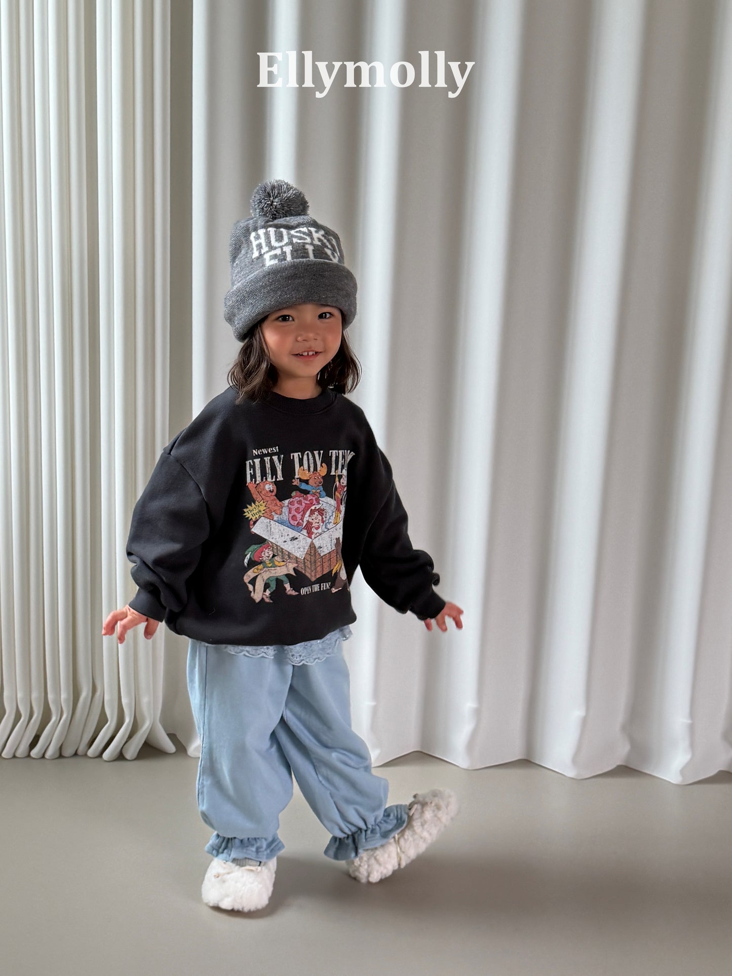 【PRE-ODER〆8.9(sun)】68.Husky Pom-Pom Beanie | ellymolly