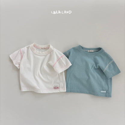 【PREORDER受付終了、ご希望はお問い合わせください。】30.Baby Color Block Point T-shirt