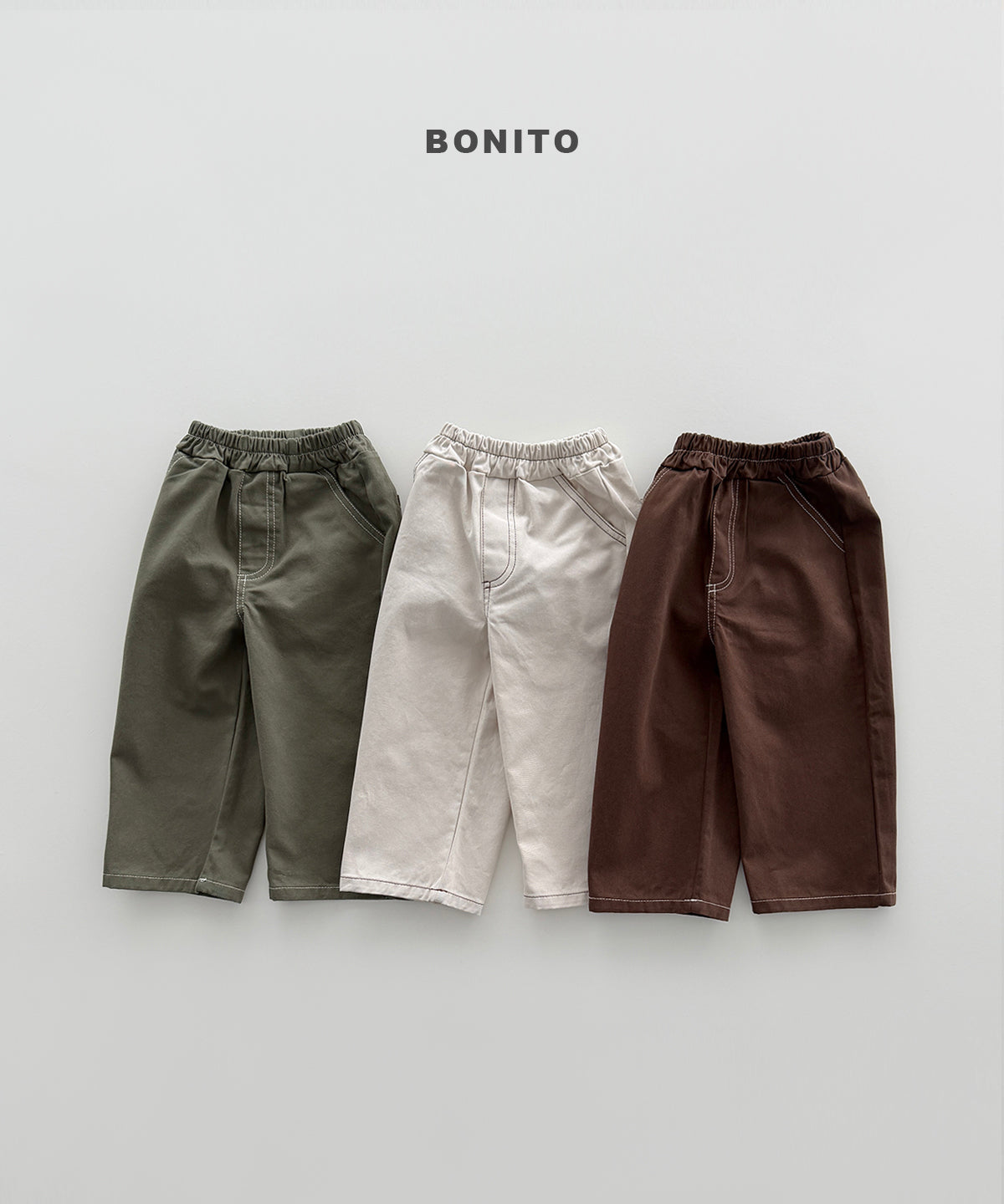 18.Stitch Cotton Pants