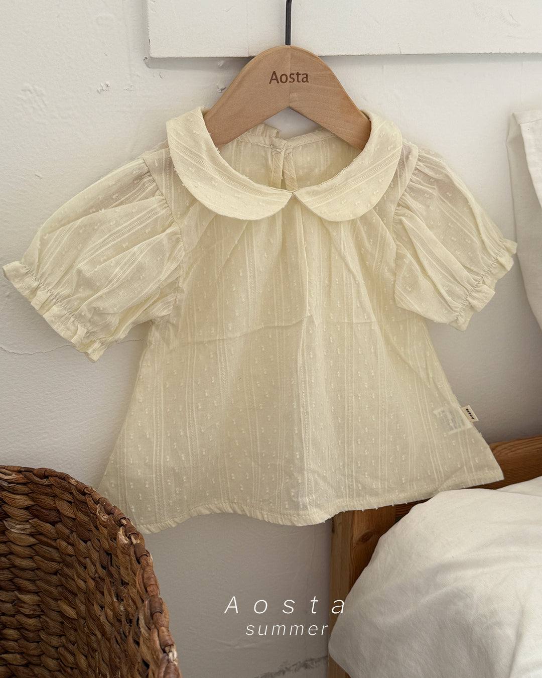 【PREORDER受付終了、ご希望はお問い合わせください。】61.Collar Blouse