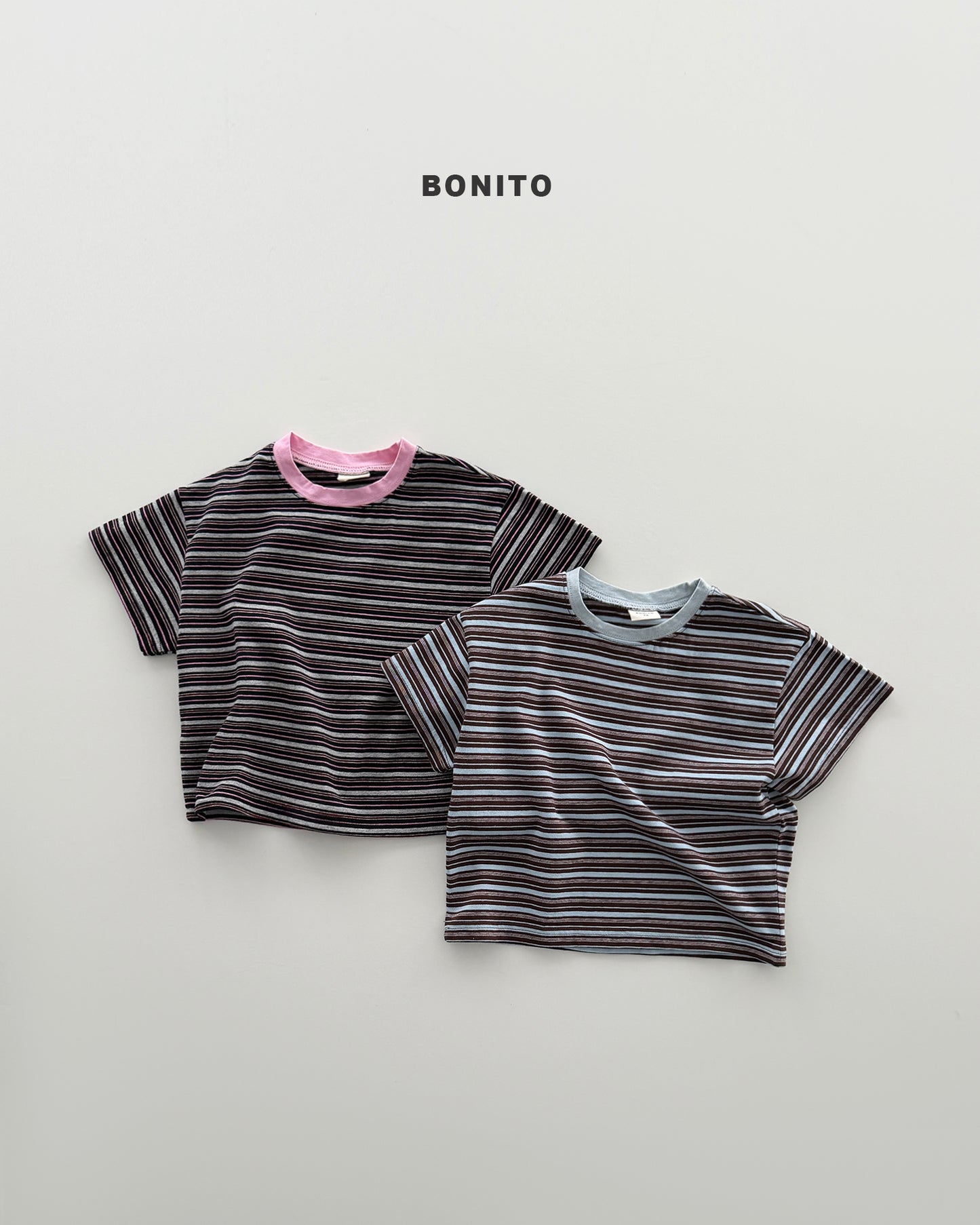 【PREORDER 4日間限定】40.uni stripe color tee