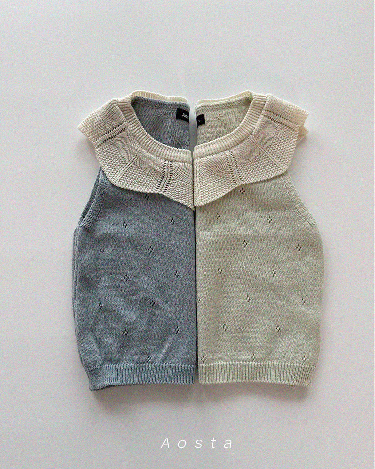 【PREORDER受付終了、ご希望はお問い合わせください。】23.Knit Frill T
