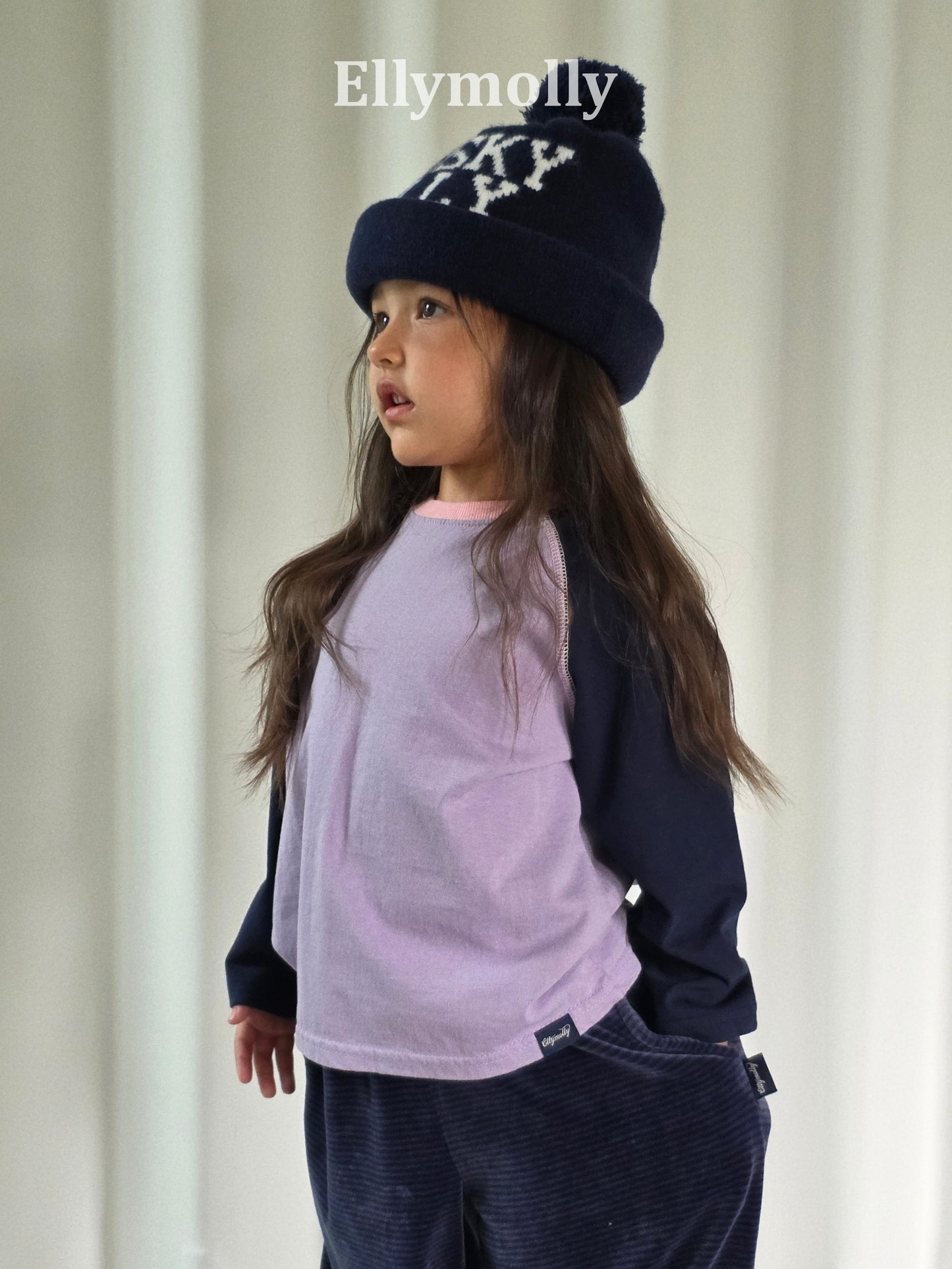 【PRE-ODER〆8.9(sun)】14.Color Block Raglan T-Shirt | ellymolly