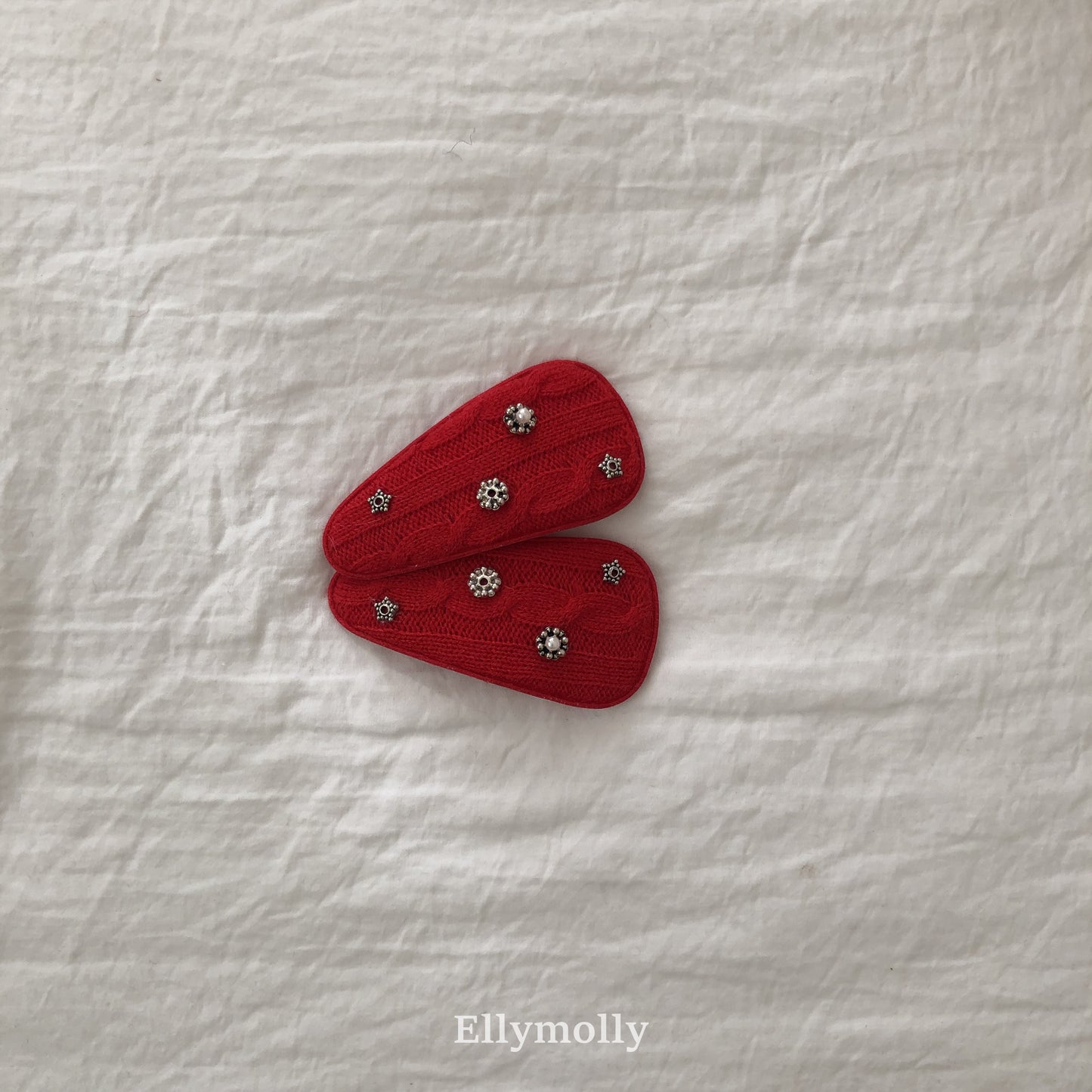 【PREORDER 4日間限定】35. Knit Pearl Hair Clip