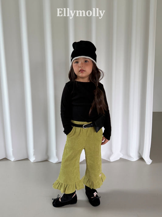 【PRE-ODER〆8.9(sun)】51.Frill Log Pants | ellymolly