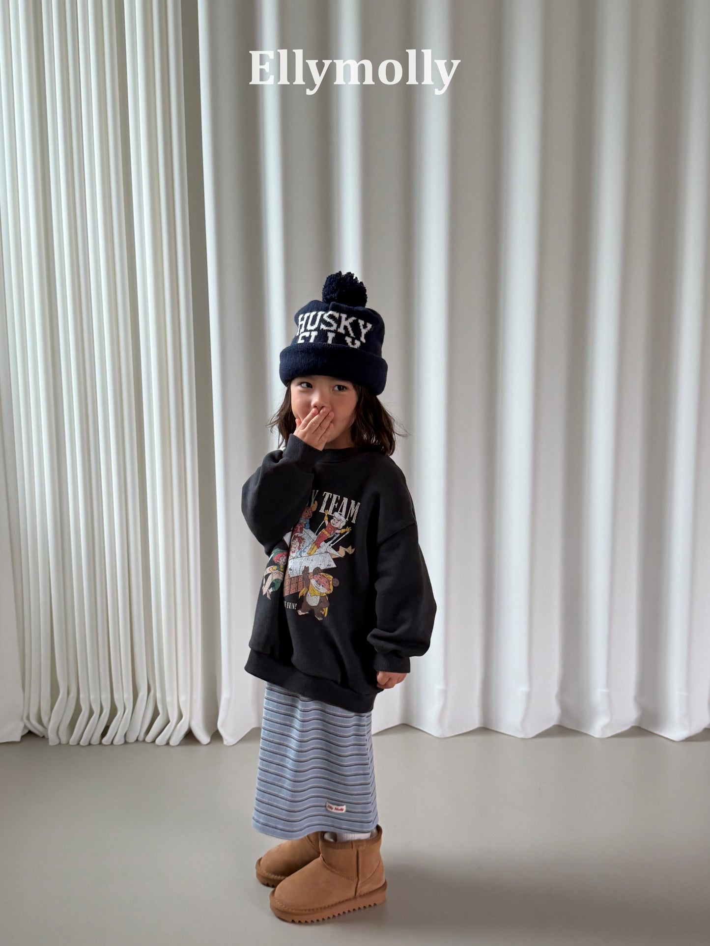 【PRE-ODER〆8.9(sun)】68.Husky Pom-Pom Beanie | ellymolly