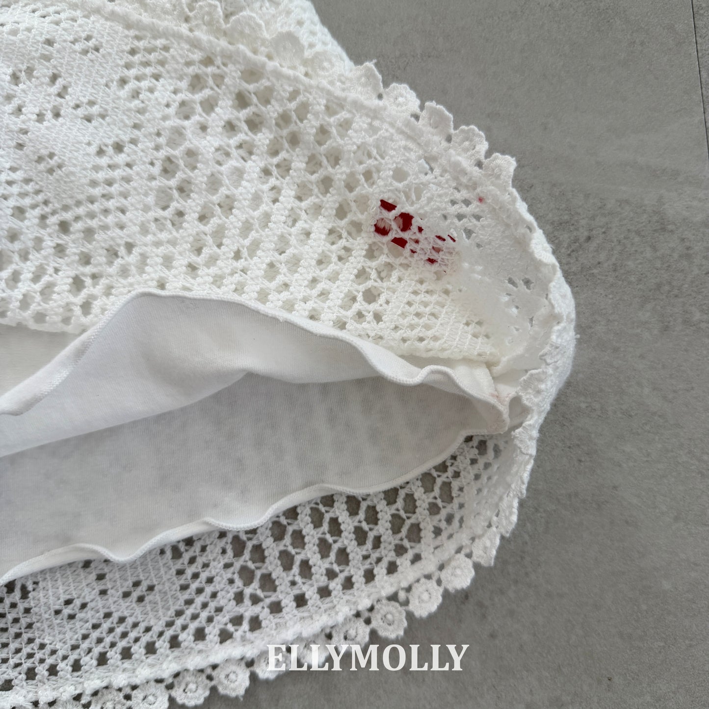 【PREORDER 4日間限定】21.Rosy Crochet Skirt