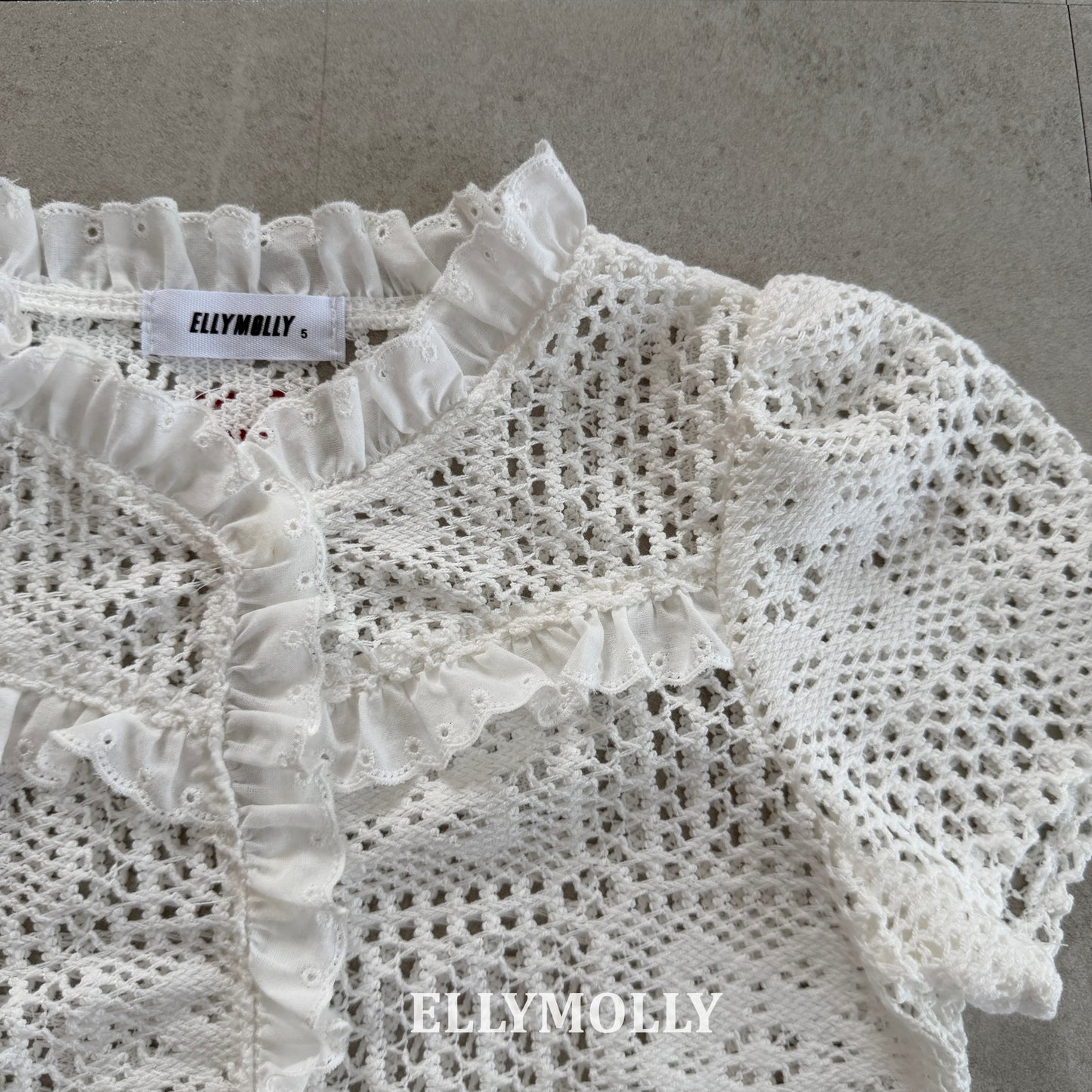 【PREORDER 4日間限定】20.Rosy Crochet Blouse