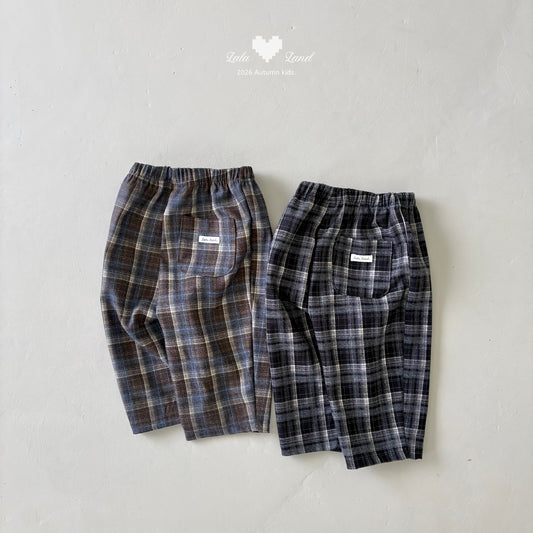 【PRE-ODER〆8.9(sun)】13.Fancy Check Pants | lalaland