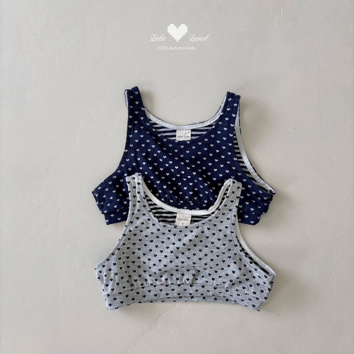 【PRE-ODER〆8.9(sun)】18.Heart Vest | lalaland