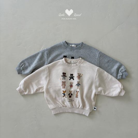【PRE-ODER〆8.9(sun)】29.Lala Bear Sweatshirt | lalaland