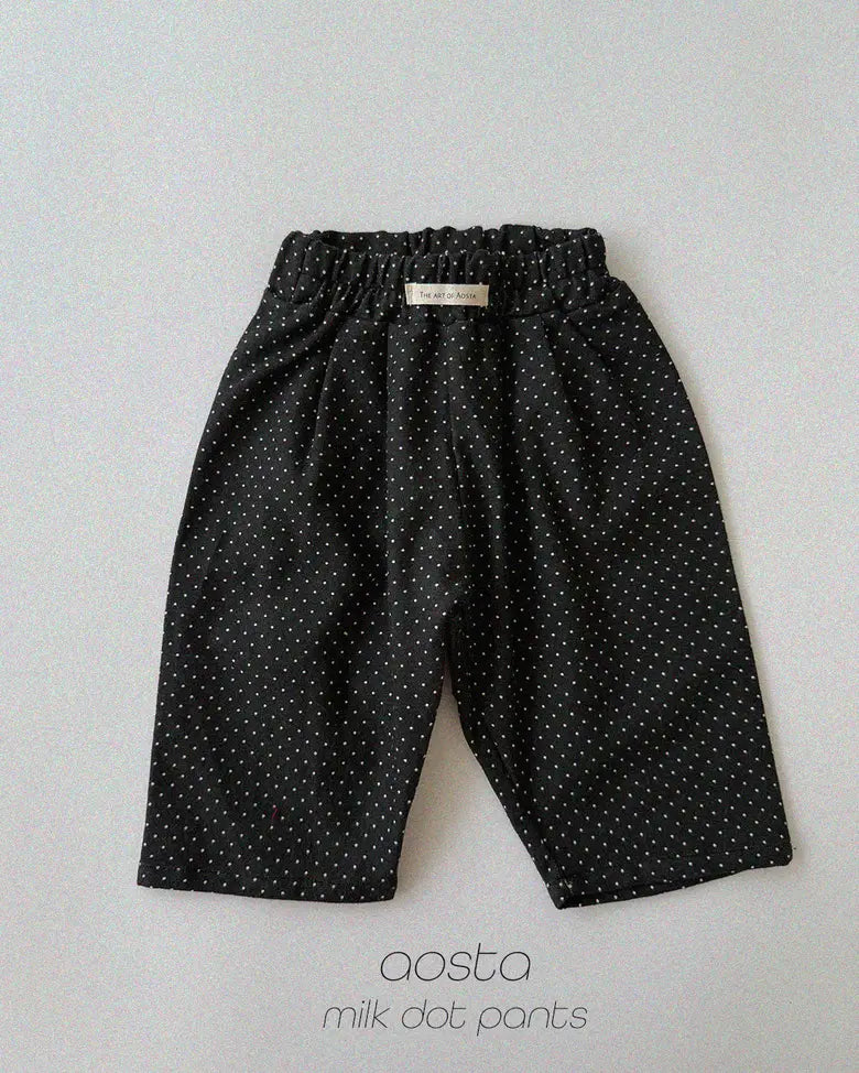 【秋のPRE-ODER 5%OFF】31.Milk Dot Pants
