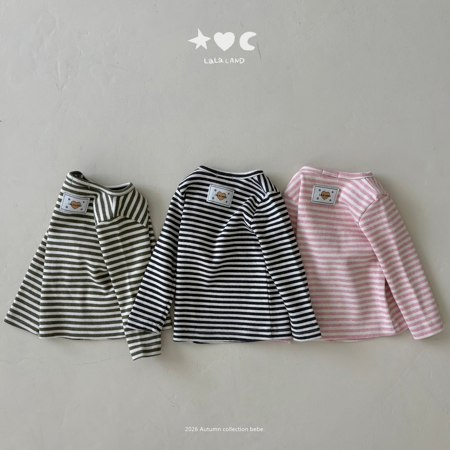 【PRE-ODER〆8.9(sun)】22.Stripe Snug Tee | lalaland