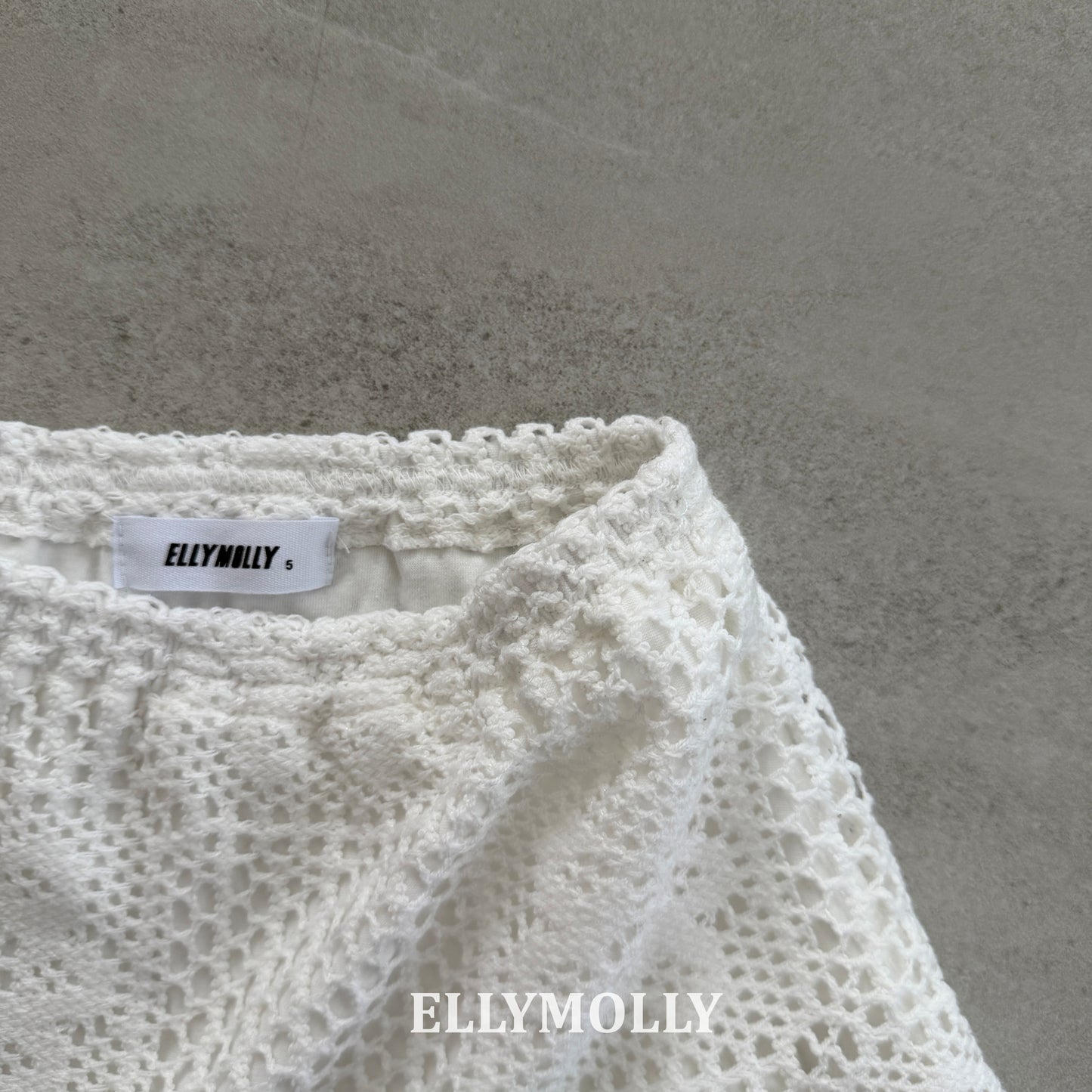 【PREORDER 4日間限定】21.Rosy Crochet Skirt
