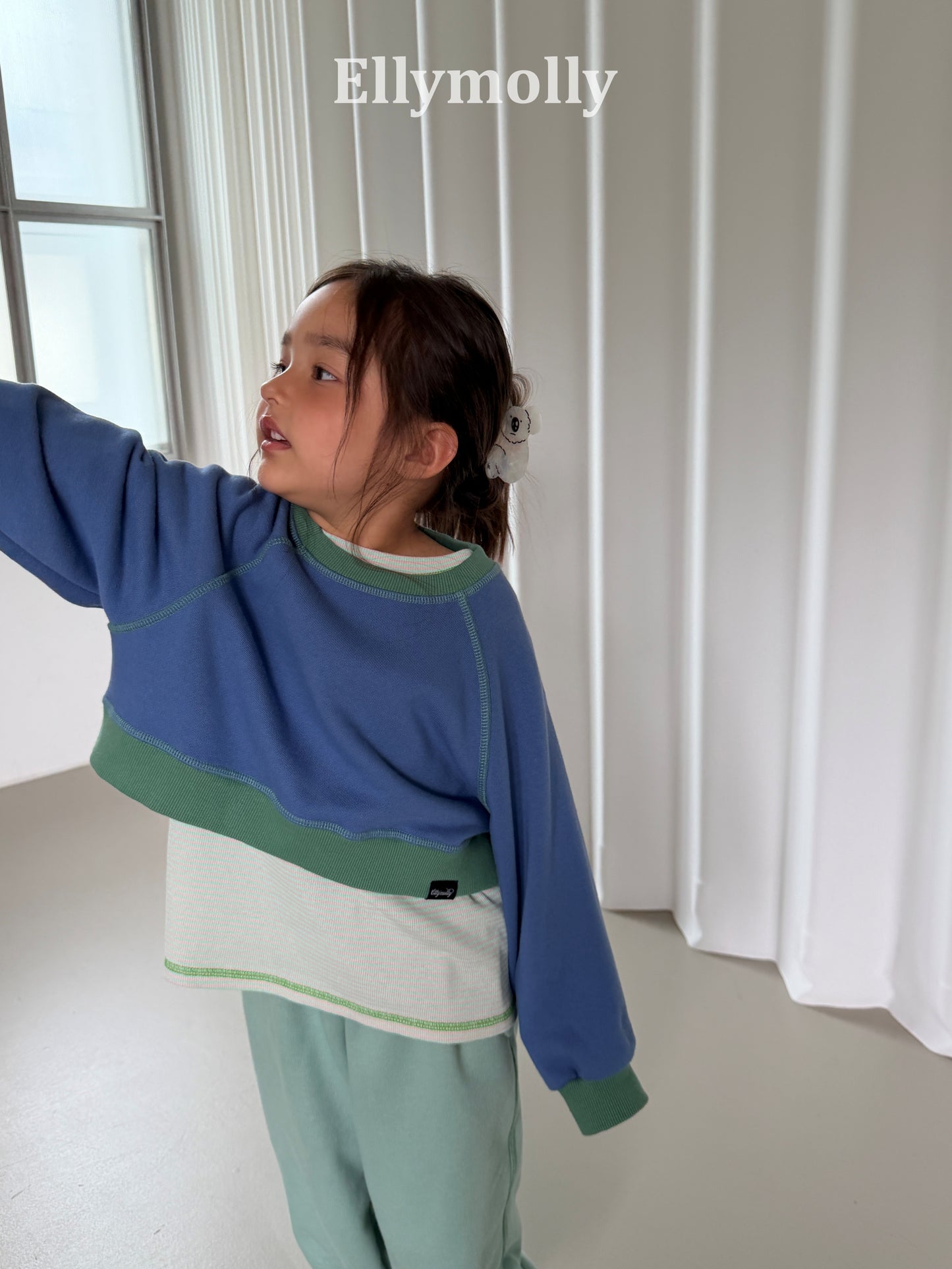 【PRE-ODER〆8.9(sun)】45.Rhythm Stitch Sweatshirt | ellymolly