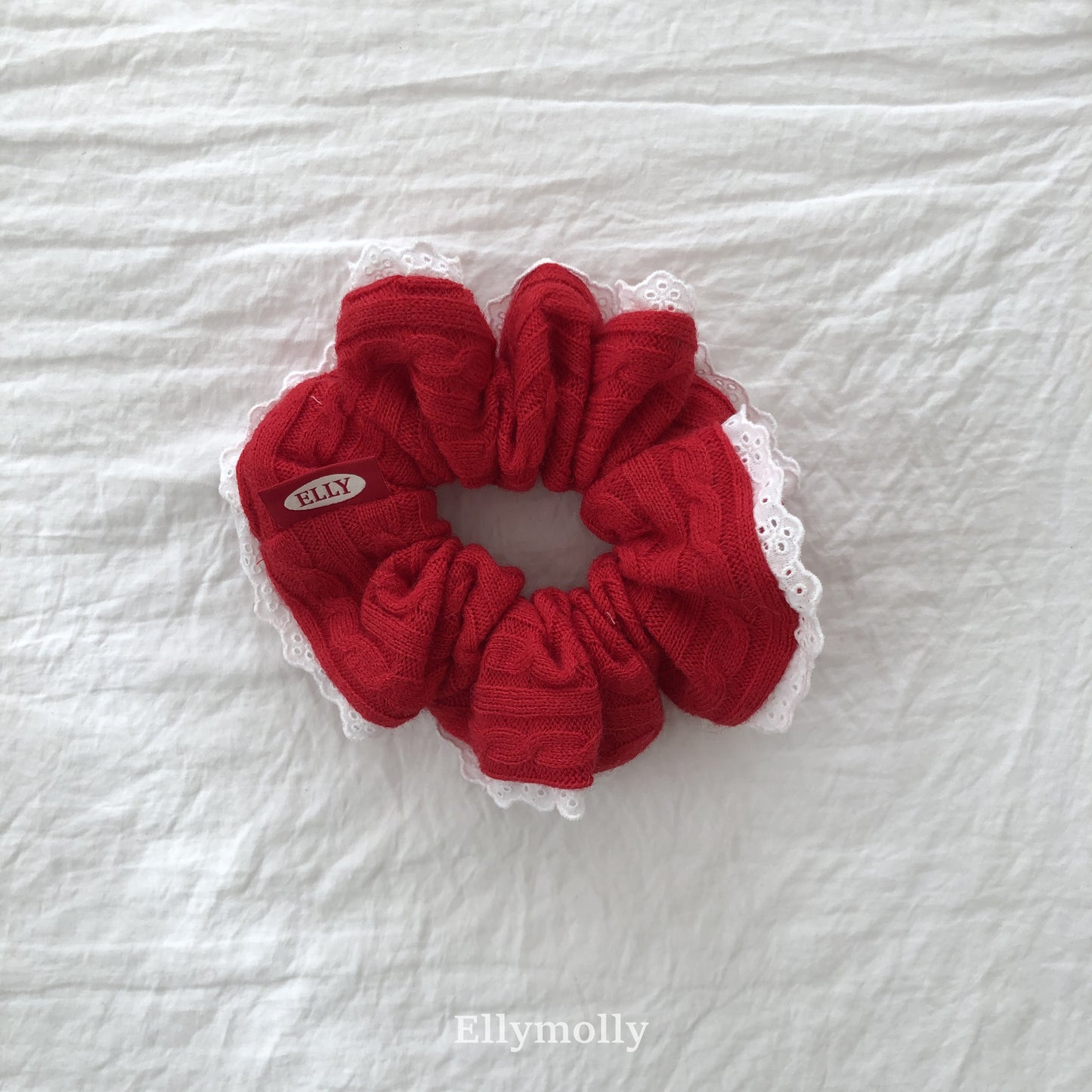 【PREORDER 4日間限定】34. Cable Knit Scrunchie