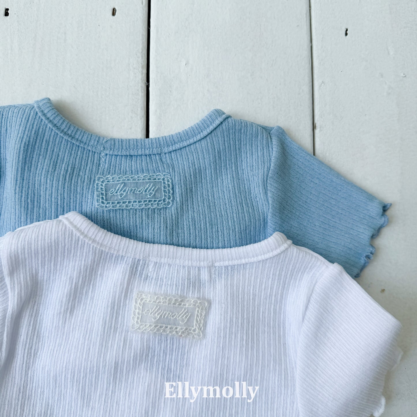 【期間限定 PRE-ODER】14.Shirring Opening Point Tee