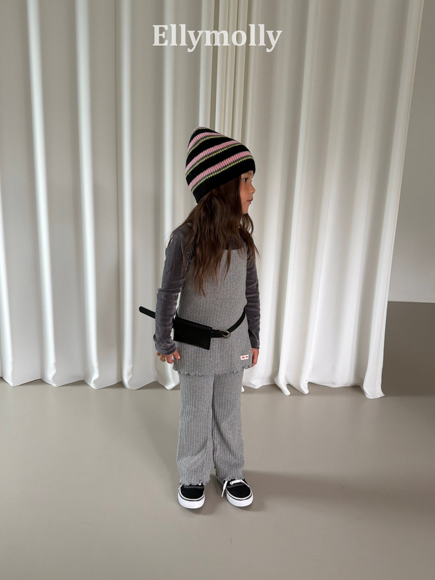 【PRE-ODER〆8.9(sun)】40.Chunky Ribbed Bootcut Pants | ellymolly