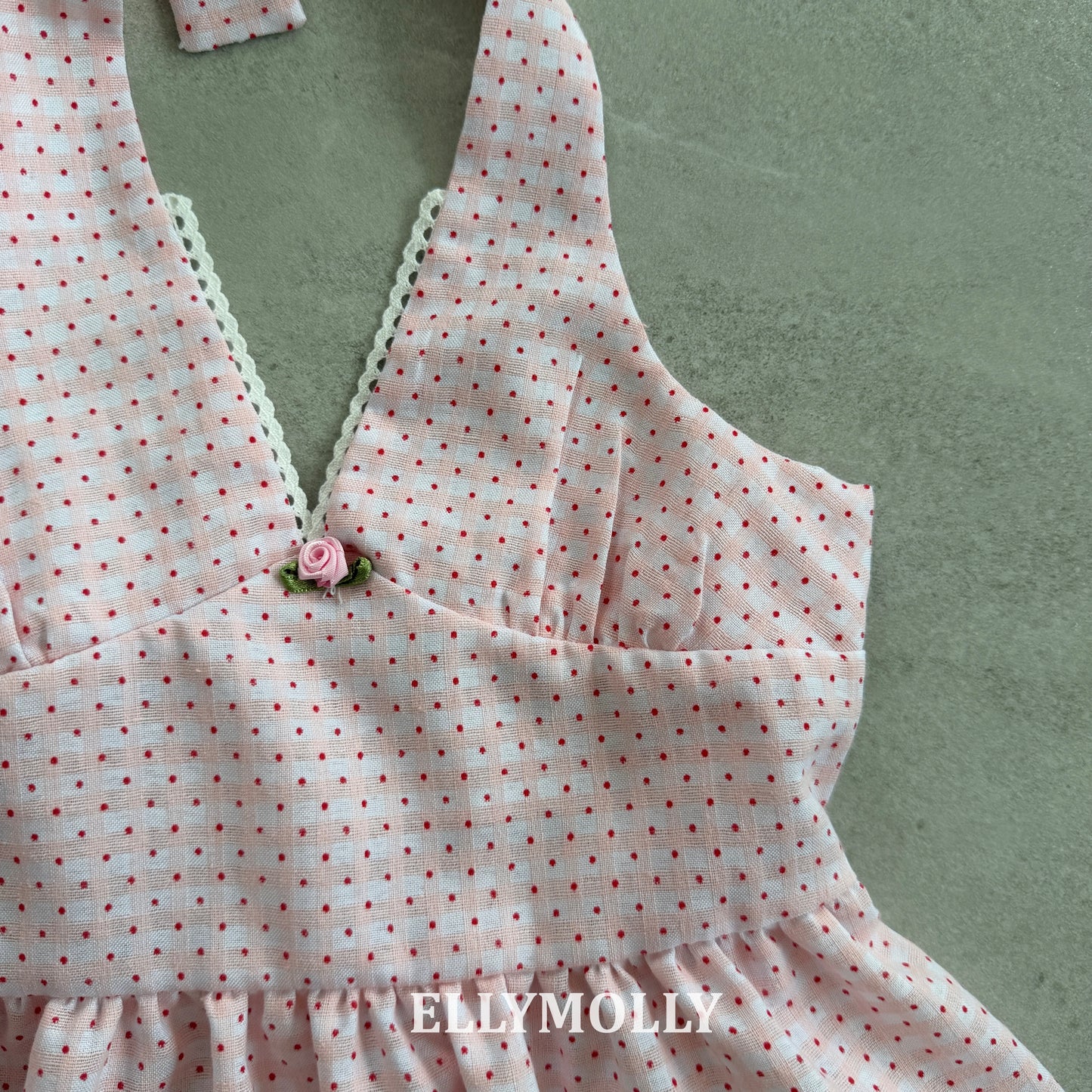 【PREORDER 4日間限定】40.Dot Halter Dress