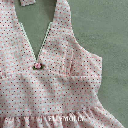 【PREORDER 4日間限定】40.Dot Halter Dress