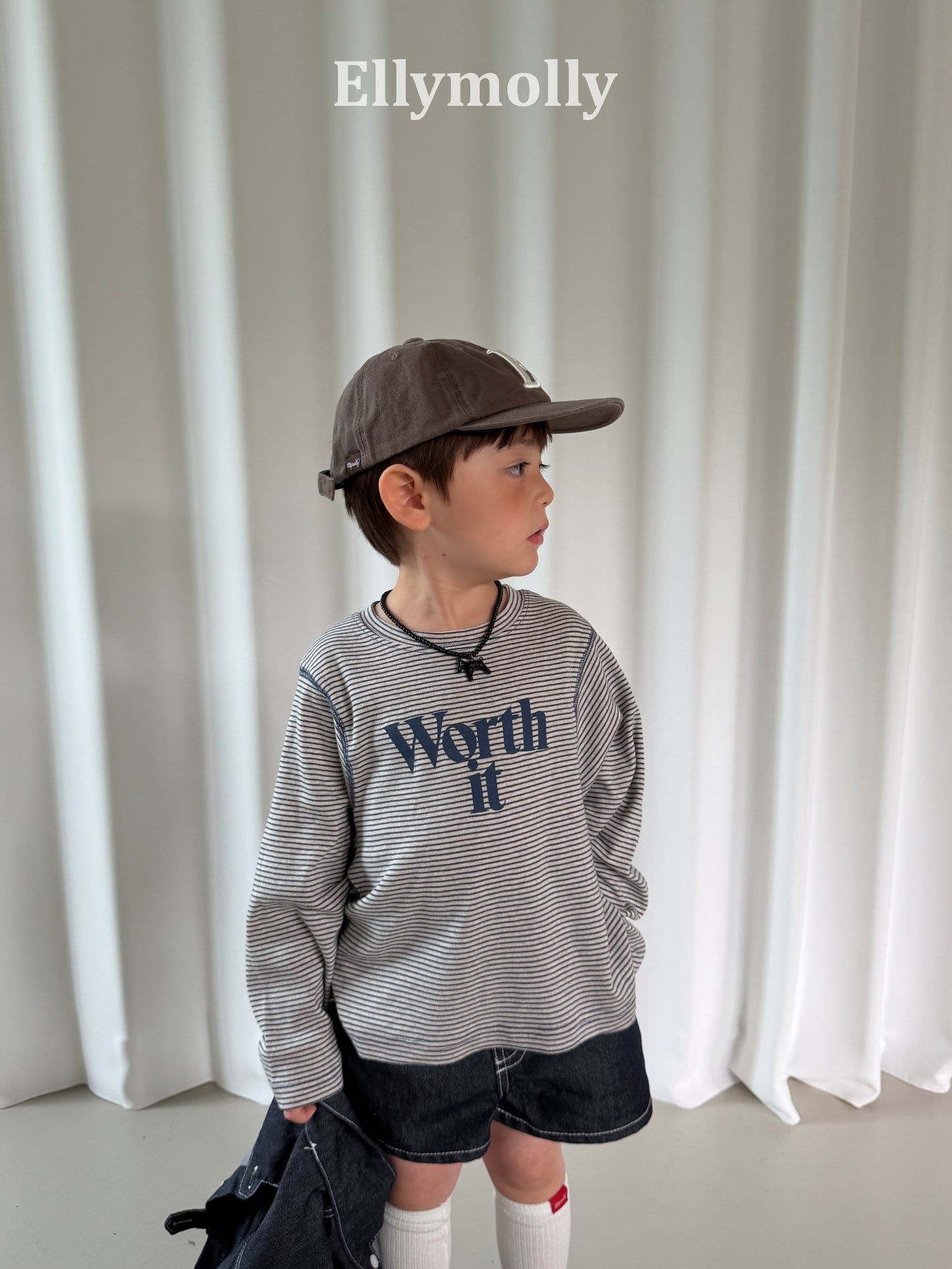 【PRE-ODER〆8.9(sun)】19.Worth It Chain T-Shirt | ellymolly
