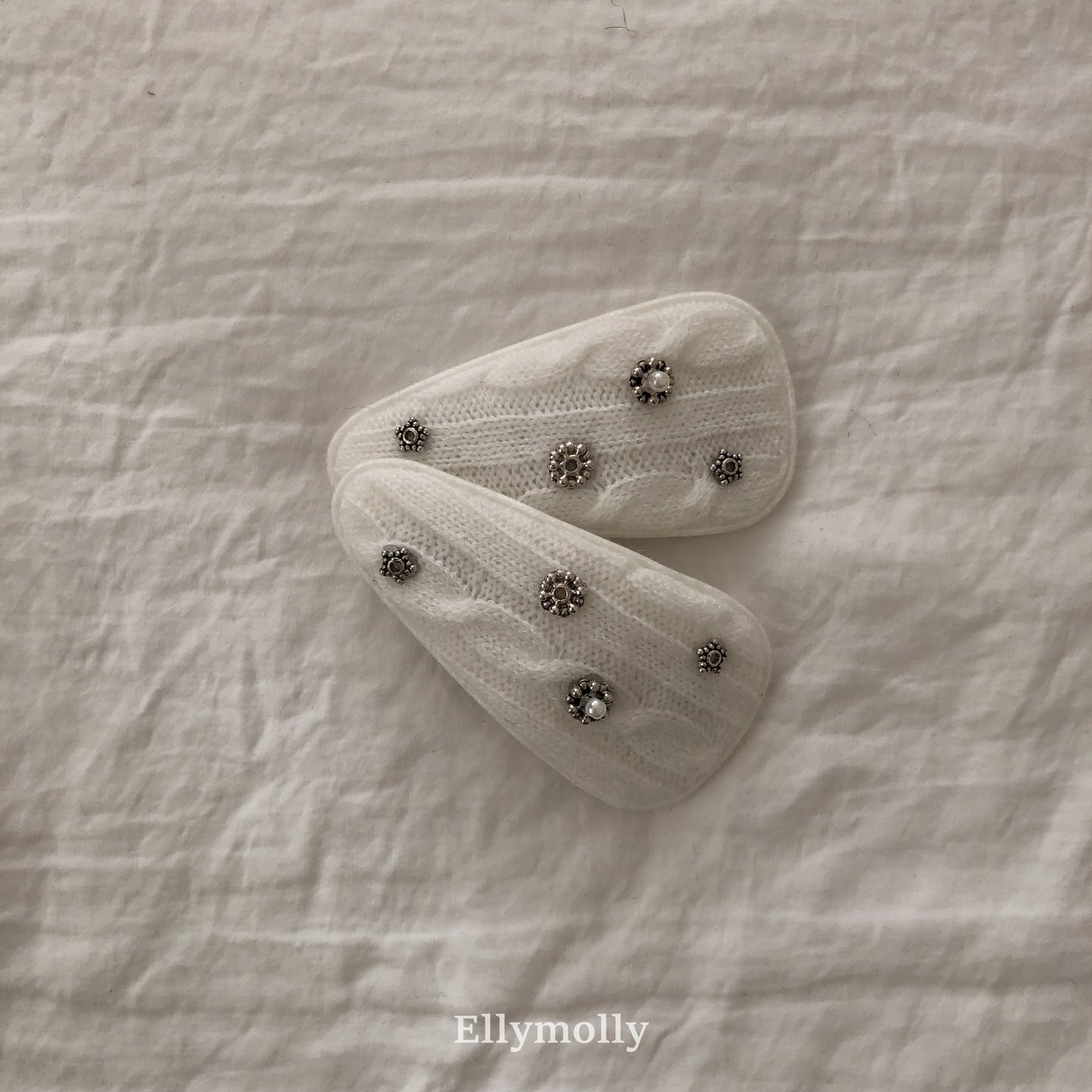 【PREORDER 4日間限定】35. Knit Pearl Hair Clip