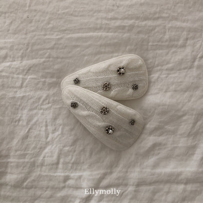 【PREORDER 4日間限定】35. Knit Pearl Hair Clip