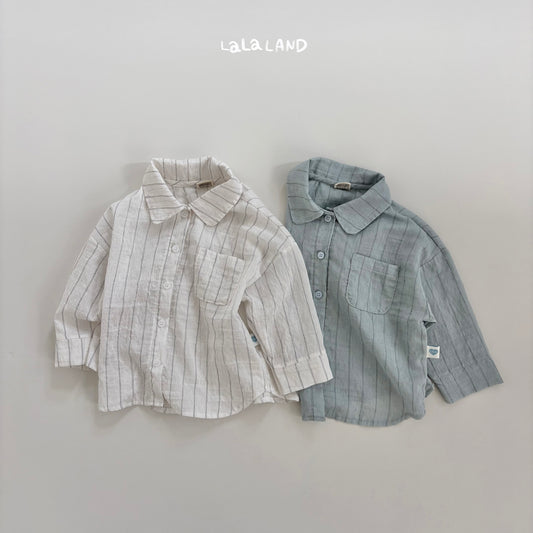 【PREORDER受付終了、ご希望はお問い合わせください。】48.Pencil Linen Shirt