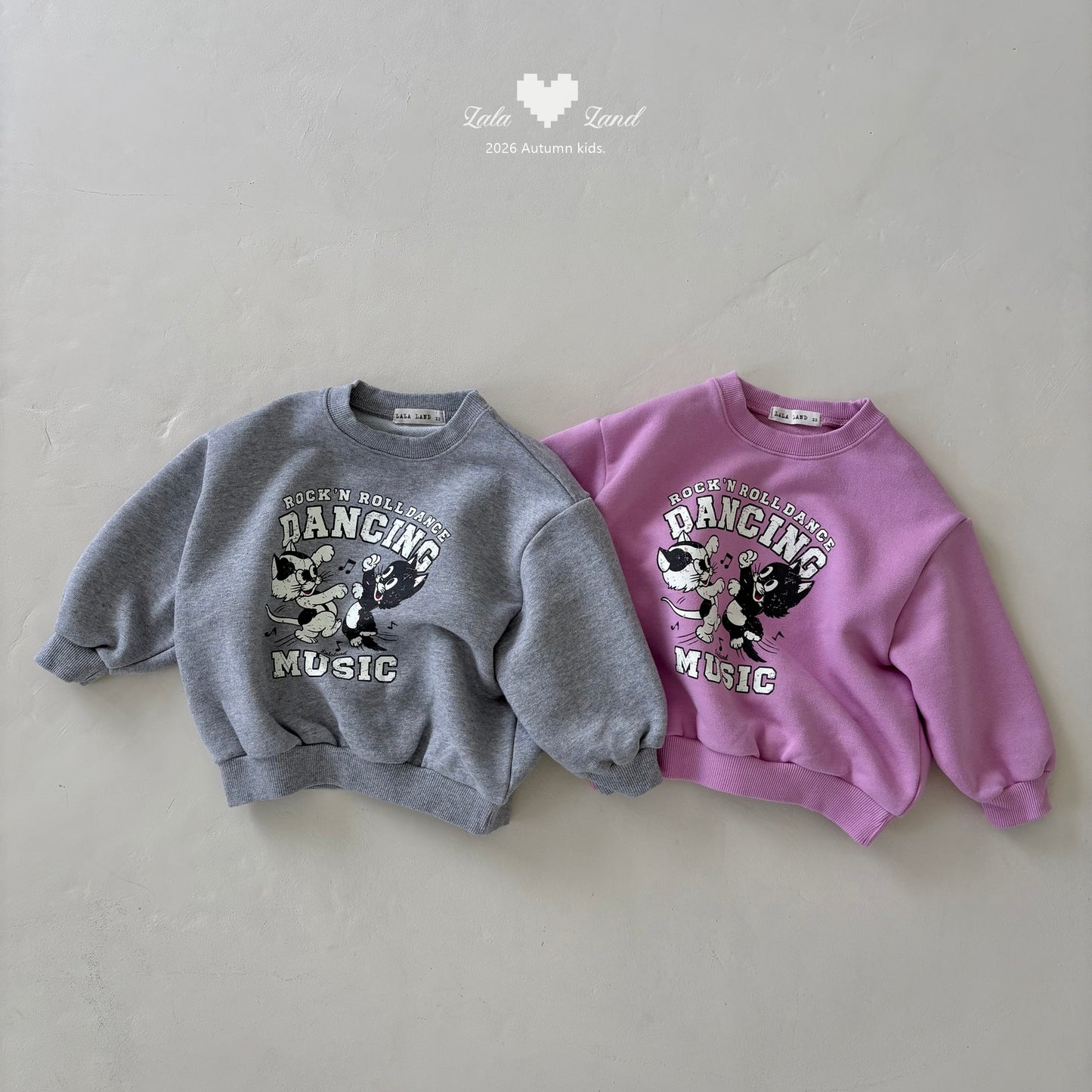 【PRE-ODER〆8.9(sun)】30.Dancing Cat Sweatshirt | lalaland