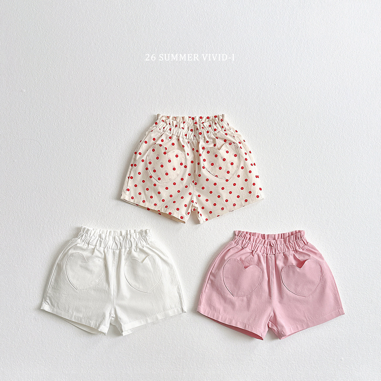 【PREORDER受付終了、ご希望はお問い合わせください。】25.Heart Pocket Shorts
