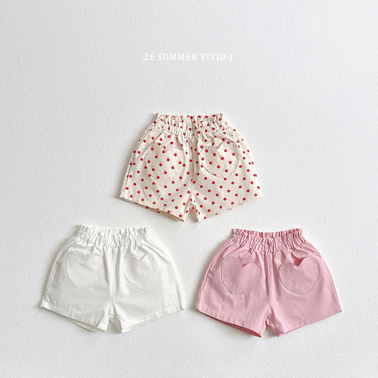 【PREORDER受付終了、ご希望はお問い合わせください。】25.Heart Pocket Shorts