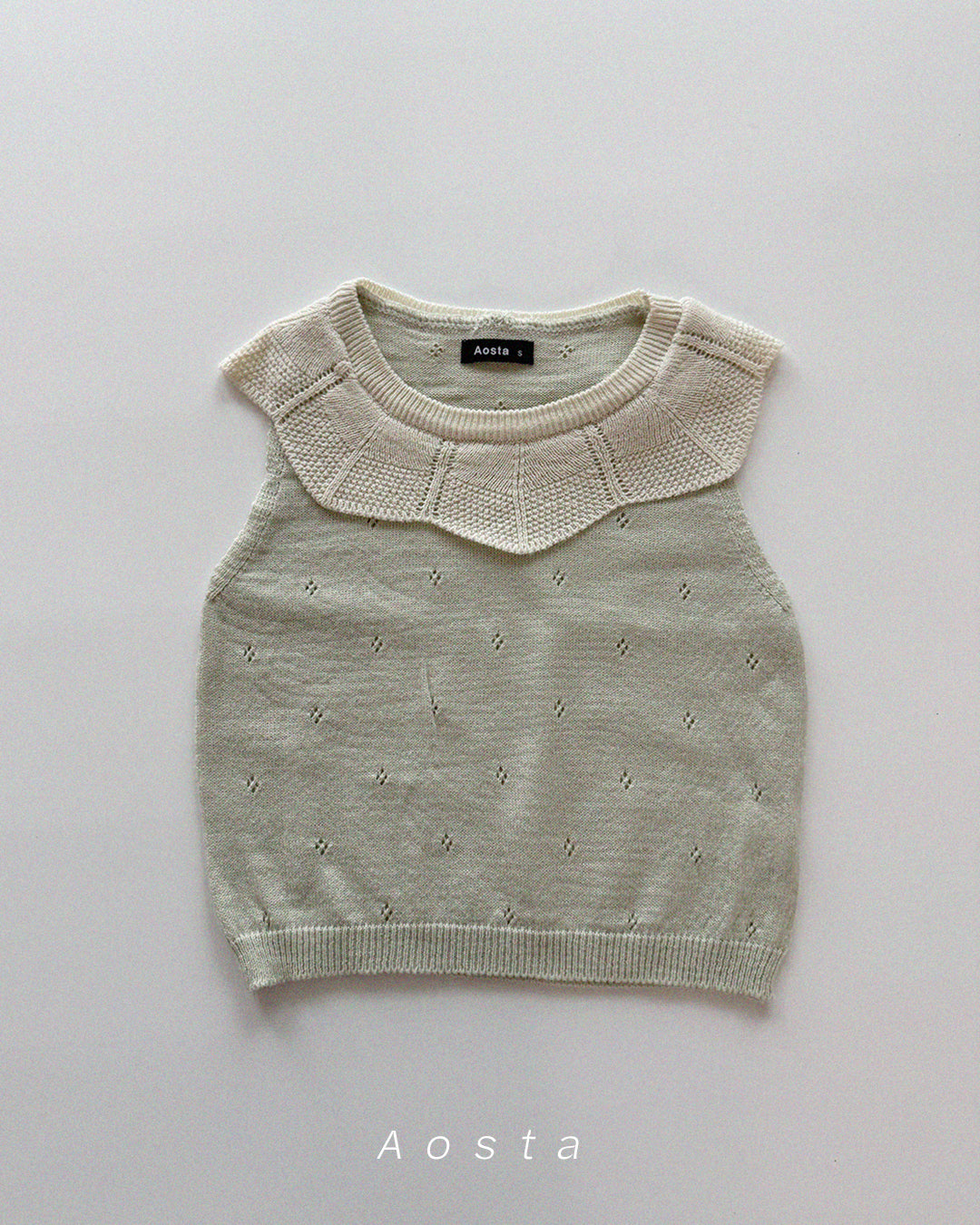 【PREORDER受付終了、ご希望はお問い合わせください。】23.Knit Frill T