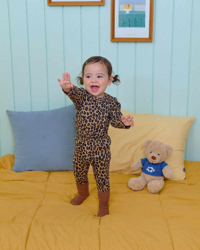 【PRE-ODER〆8.9(sun)】33.Little Leopard Loungewear | oottbebe