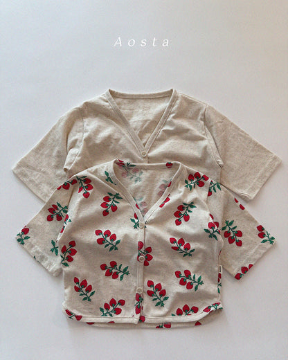 【PREORDER受付終了、ご希望はお問い合わせください。】35.Linen Cardigan