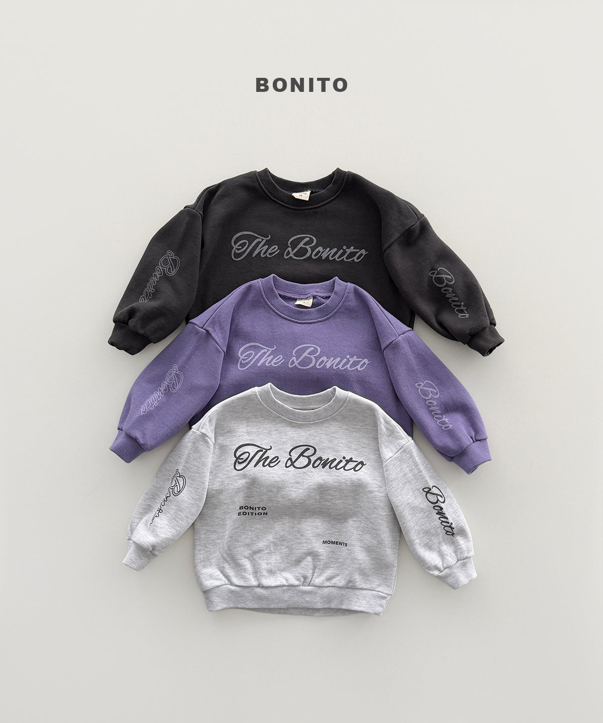 12.The Bonito Lettering Sweatshirt
