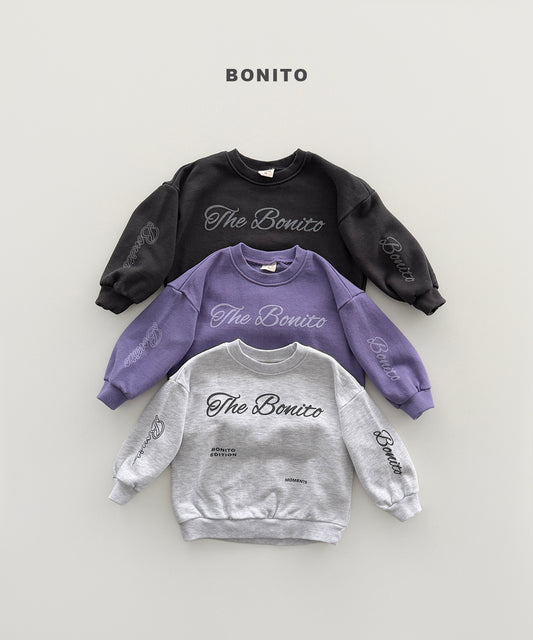12.The Bonito Lettering Sweatshirt