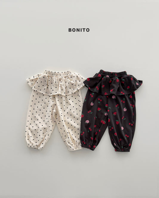 【PREORDER 4日間限定】55.frill jogger pants