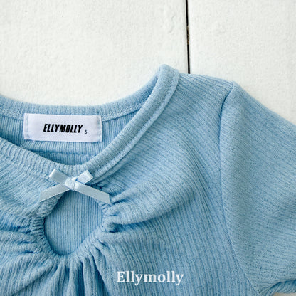 【期間限定 PRE-ODER】14.Shirring Opening Point Tee