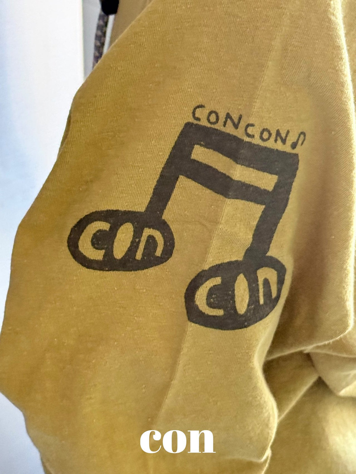 【秋のPRE-ODER 5%OFF】32.Musical Note T-Shirt | CON