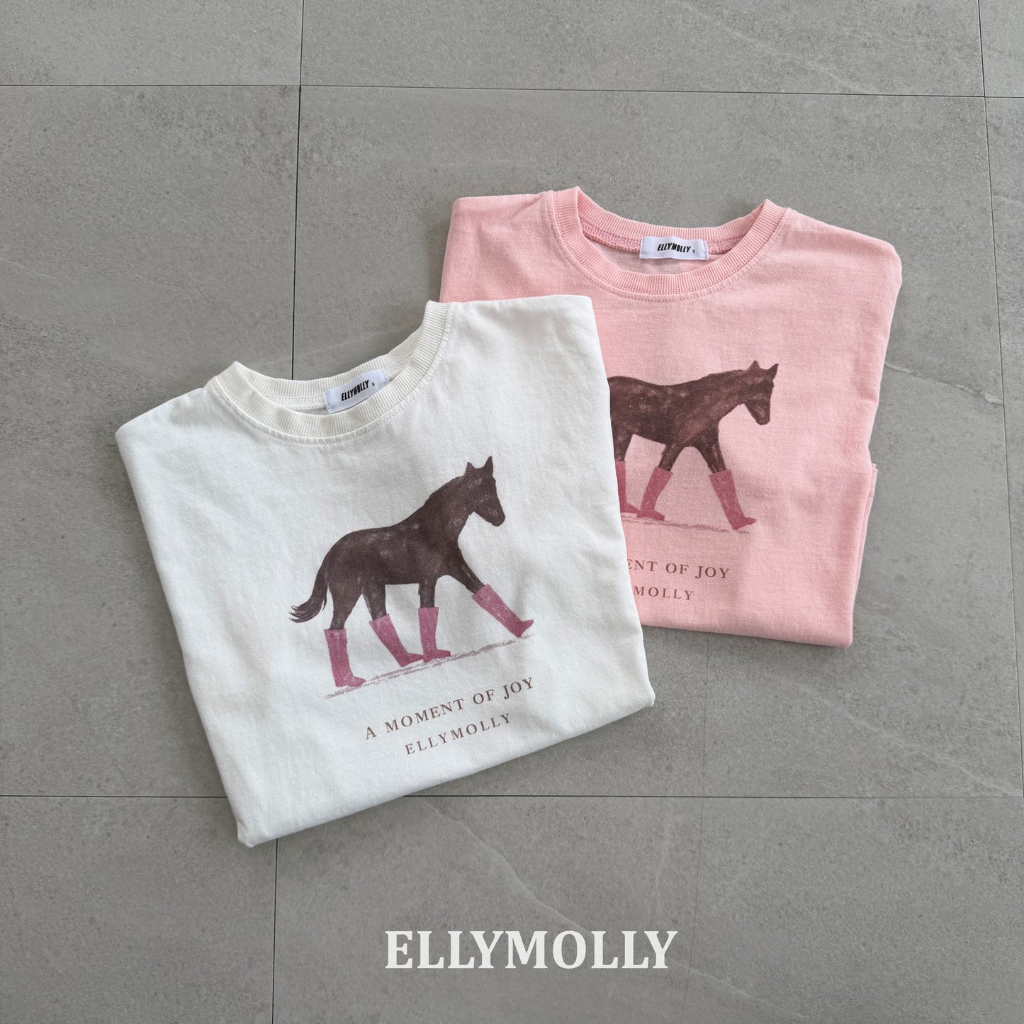 【PREORDER 4日間限定】9.Blush Pony T-Shirt