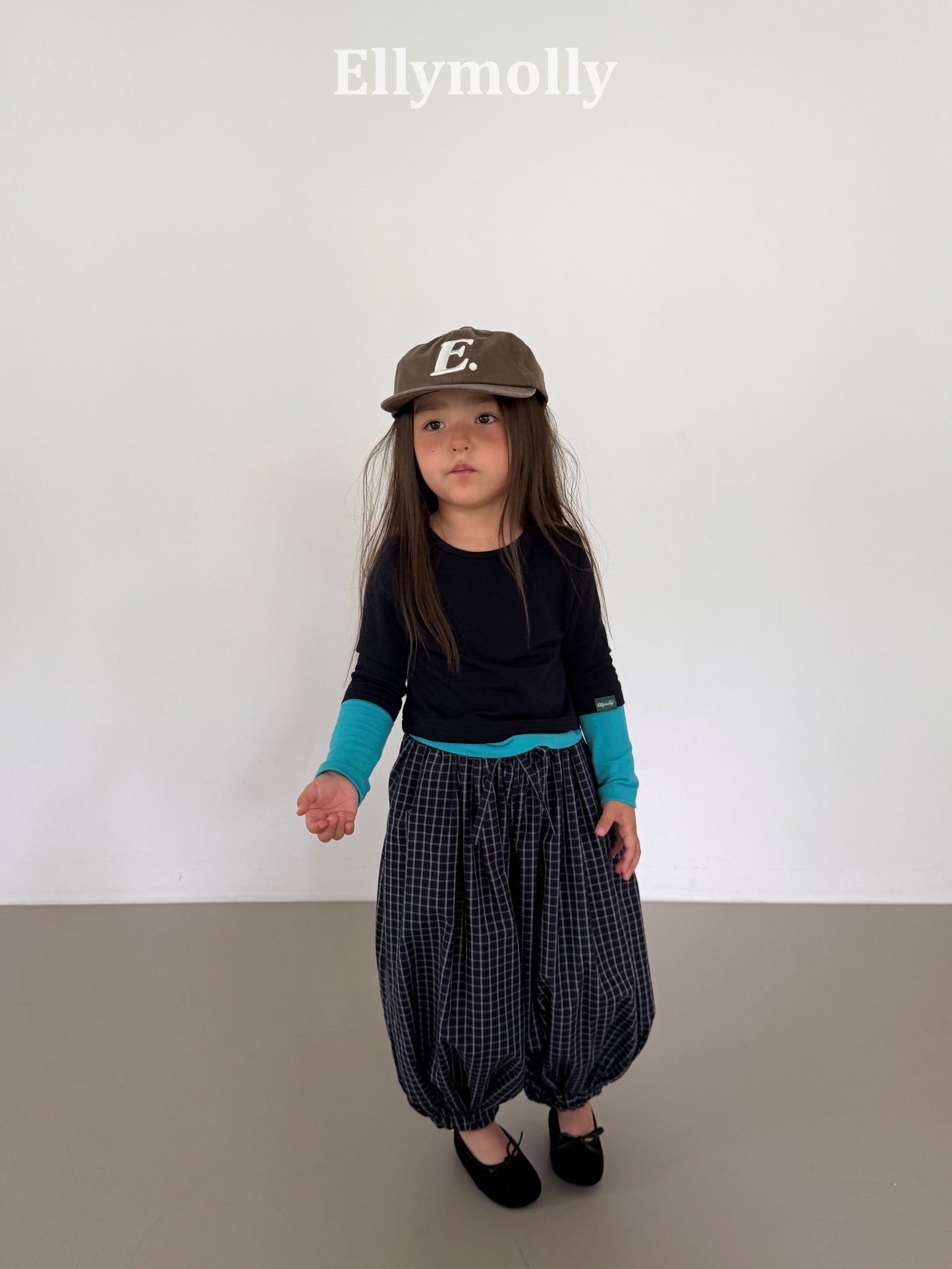 【PRE-ODER〆8.9(sun)】52.Autumn Grid Balloon Pants | ellymolly