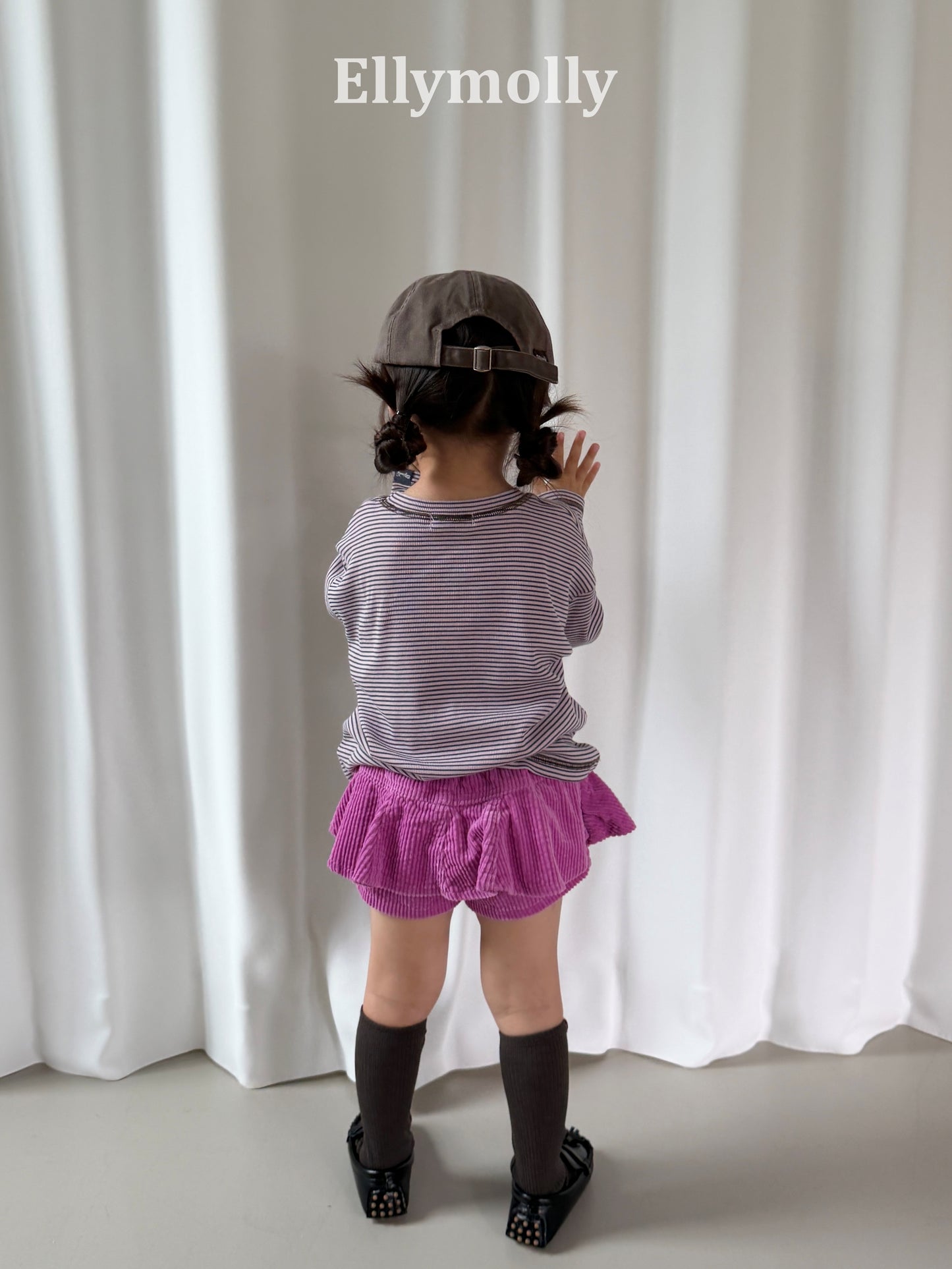 【PRE-ODER〆8.9(sun)】57.Bibi Frill Corduroy Pants | ellymolly