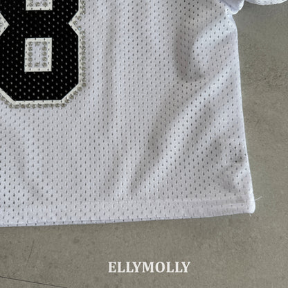 【PREORDER 4日間限定】6.Mesh Puff V-Neck T-Shirt