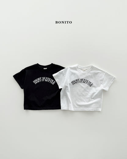 【PREORDER 4日間限定】18.Sentence Short Sleeve T-shirt