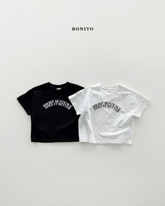 【PREORDER 4日間限定】18.Sentence Short Sleeve T-shirt