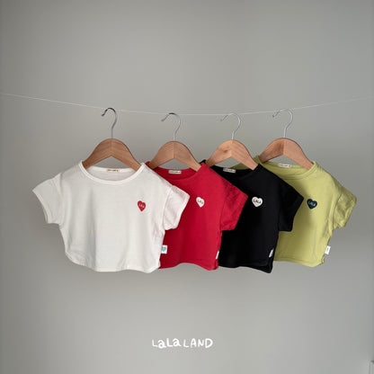 【PREORDER受付終了、ご希望はお問い合わせください。】25.Baby Heart Trim T-shirt